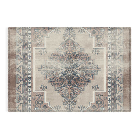 Little Arrow Design Co turkish floral warm neutrals Outdoor Rug