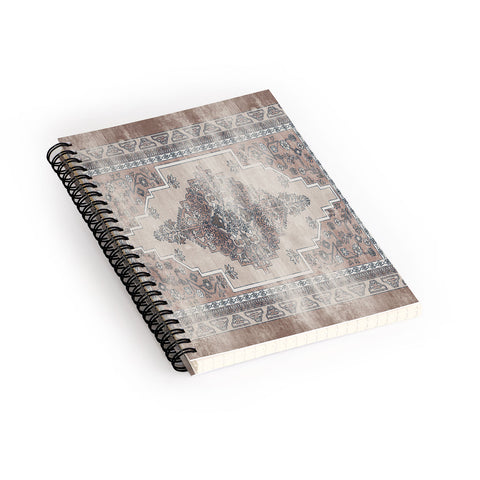 Little Arrow Design Co turkish floral warm neutrals Spiral Notebook