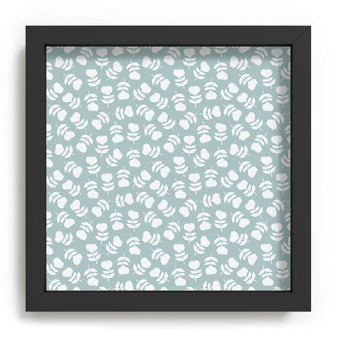Little Arrow Design Co vintage floral dusty blue Recessed Framing Square
