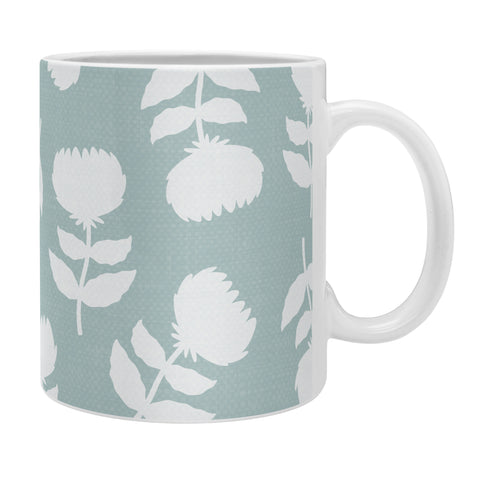 Little Arrow Design Co vintage floral dusty blue Coffee Mug