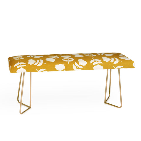 Little Arrow Design Co vintage floral gold Bench