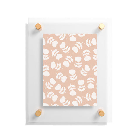 Little Arrow Design Co vintage floral peach Floating Acrylic Print