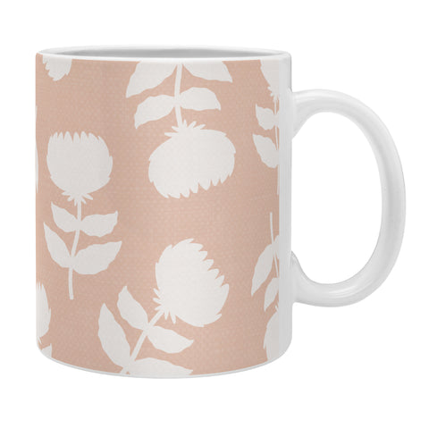 Little Arrow Design Co vintage floral peach Coffee Mug