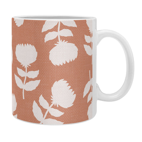 Little Arrow Design Co vintage floral terracotta Coffee Mug