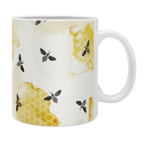 Little Arrow Design Co watercolor bees Coffee Mug