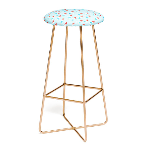 Little Arrow Design Co watercolor bomb pops Bar Stool