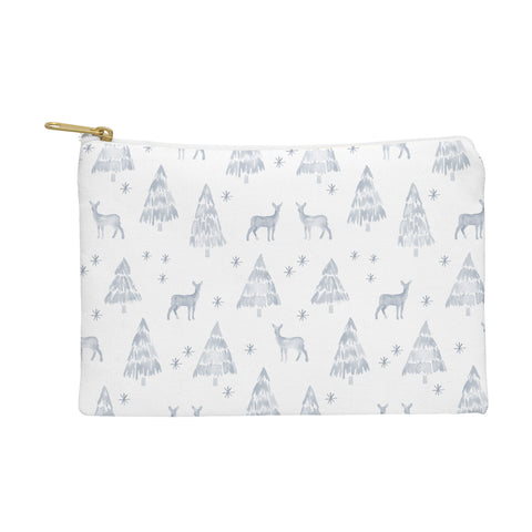 Little Arrow Design Co Watercolor Nordic Winter Pouch