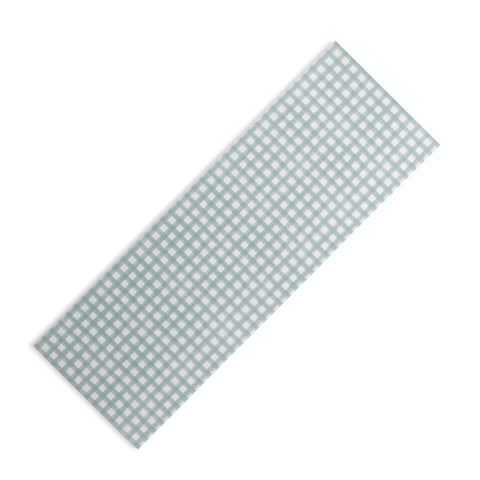 Little Arrow Design Co watercolor plaid dusty blue Yoga Mat
