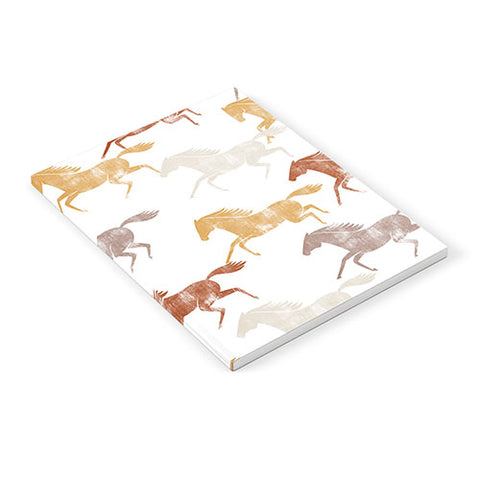 Little Arrow Design Co wild horses orange Notebook