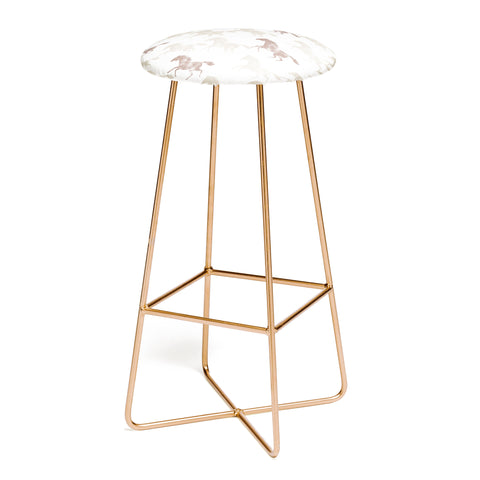 Little Arrow Design Co wild horses tan Bar Stool