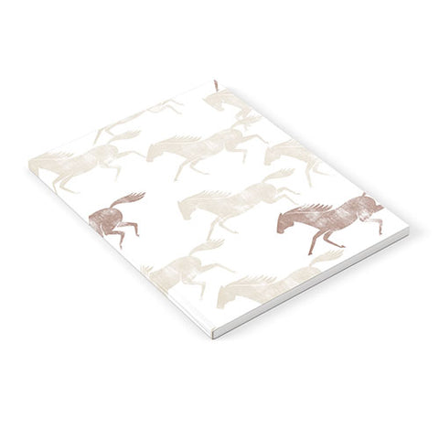 Little Arrow Design Co wild horses tan Notebook