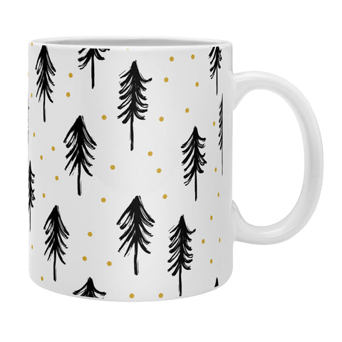 Little Arrow Design Co winter pines Coffee Mug