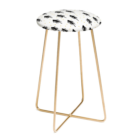 Little Arrow Design Co winter pines Counter Stool