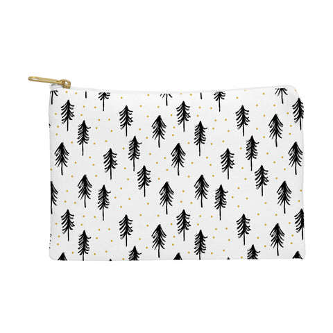 Little Arrow Design Co winter pines Pouch
