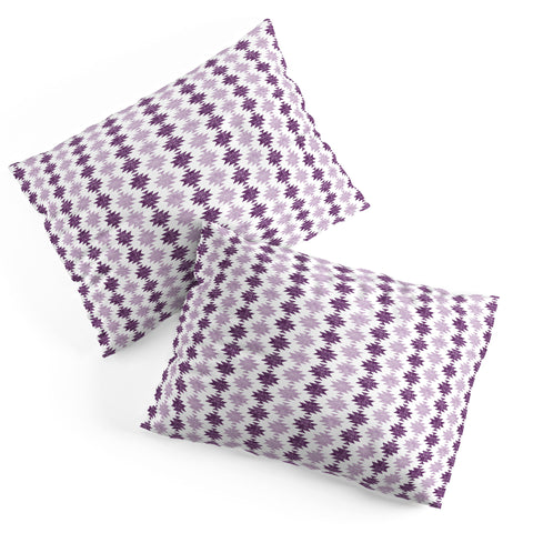 Little Arrow Design Co Woven Aztec in Eggplant Pillow Shams