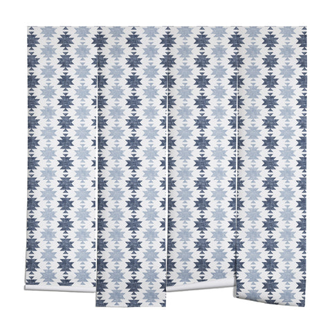 Little Arrow Design Co Woven Aztec in Navy Wall Mural