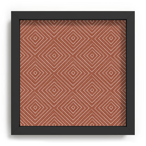 Little Arrow Design Co woven diamonds cinnamon Recessed Framing Square