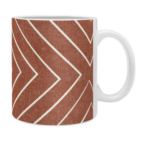Little Arrow Design Co woven diamonds cinnamon Coffee Mug