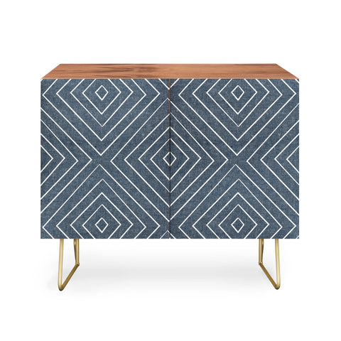 Little Arrow Design Co woven diamonds dark blue Credenza