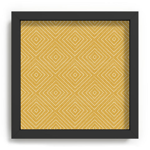 Little Arrow Design Co woven diamonds gold Recessed Framing Square
