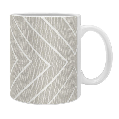 Little Arrow Design Co woven diamonds greige Coffee Mug