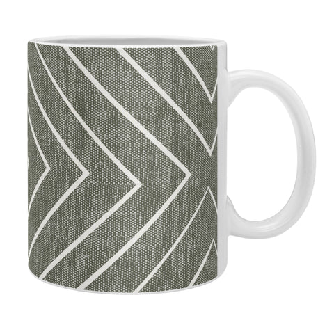 Little Arrow Design Co woven diamonds olive Coffee Mug