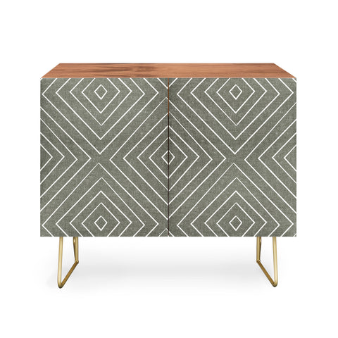 Little Arrow Design Co woven diamonds olive Credenza