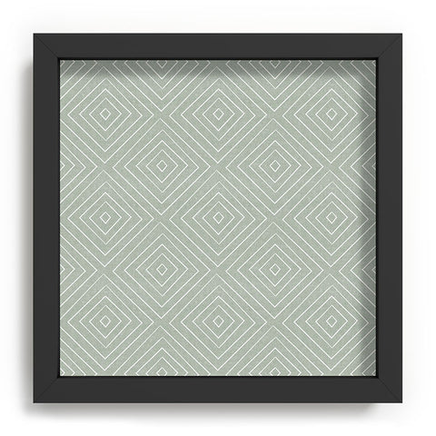 Little Arrow Design Co woven diamonds sage Recessed Framing Square