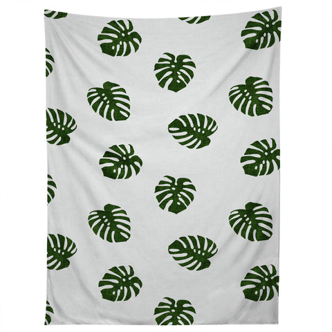 Little Arrow Design Co Woven Monstera in Green Tapestry