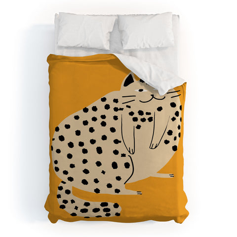 Little Dean Fat cat Duvet Cover