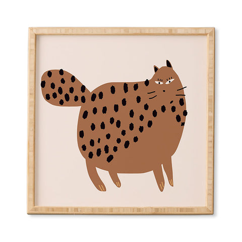Little Dean Her feline highness Framed Wall Art