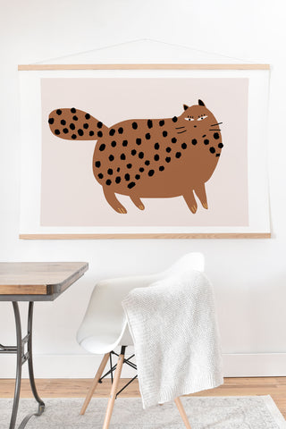 Little Dean Her feline highness Art Print And Hanger