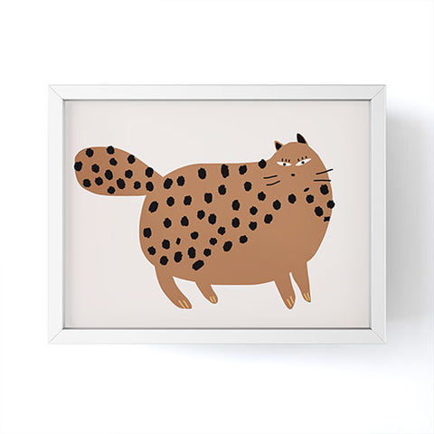 Little Dean Her feline highness Framed Mini Art Print