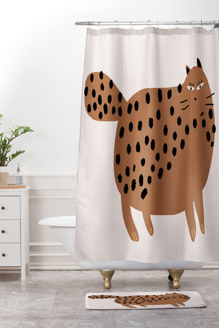 Little Dean Her feline highness Shower Curtain And Mat
