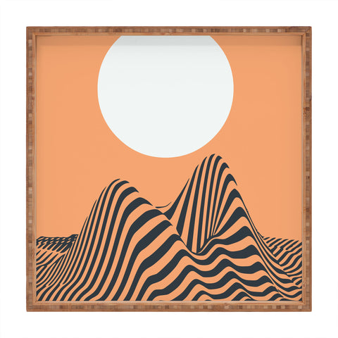 Little Dean Minimal landscape Square Tray