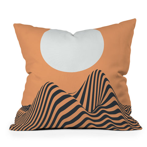 Little Dean Minimal landscape Throw Pillow