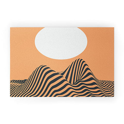 Little Dean Minimal landscape Welcome Mat