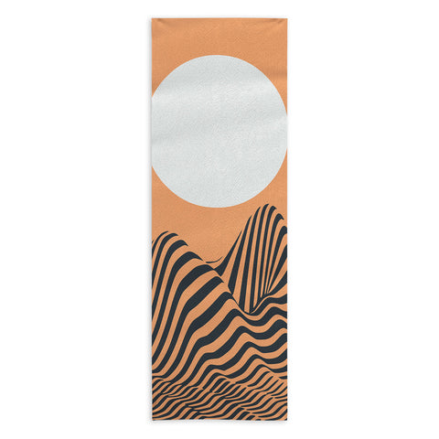 Little Dean Minimal landscape Yoga Towel