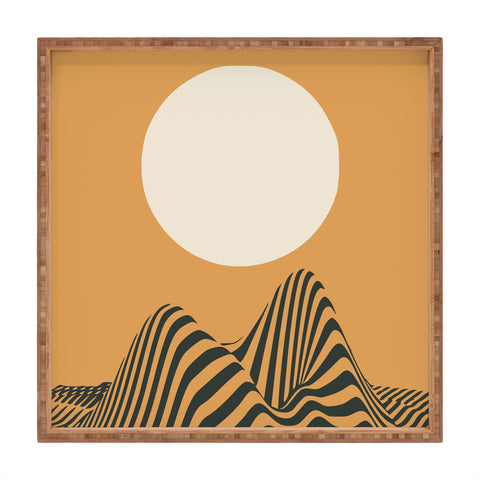 Little Dean Moon Mountain Square Tray