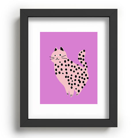 Little Dean Pink power cat Recessed Framing Rectangle