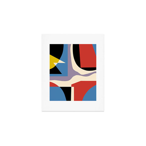 Little Dean Primary abstract Art Print