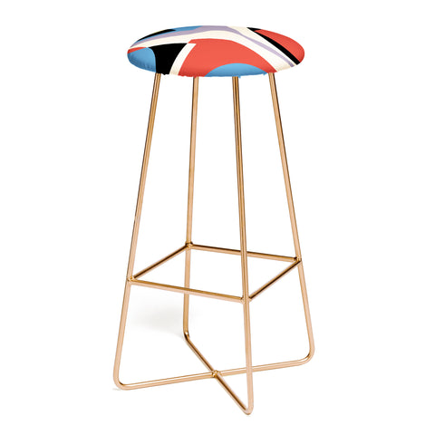 Little Dean Primary abstract Bar Stool