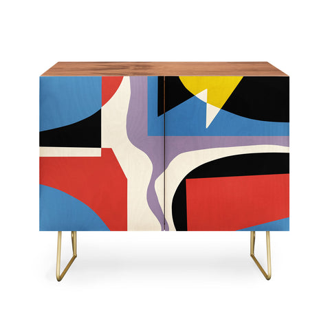Little Dean Primary abstract Credenza