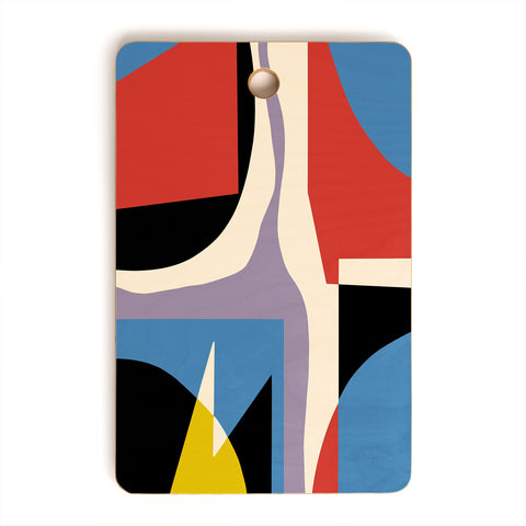 Little Dean Primary abstract Cutting Board Rectangle