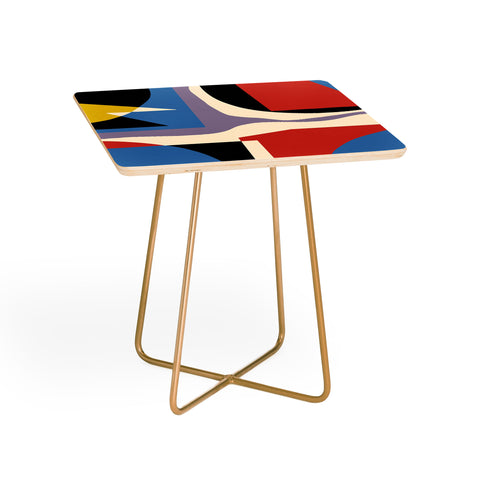 Little Dean Primary abstract Side Table