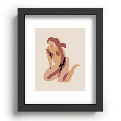 Little Dean Terracotta nude Recessed Framing Rectangle