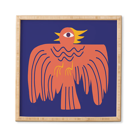 Little Dean Whimsical phoenix Framed Wall Art
