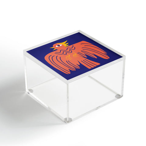 Little Dean Whimsical phoenix Acrylic Box