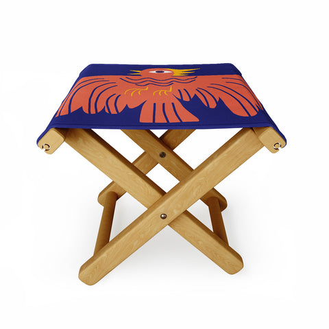 Little Dean Whimsical phoenix Folding Stool