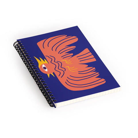 Little Dean Whimsical phoenix Spiral Notebook
